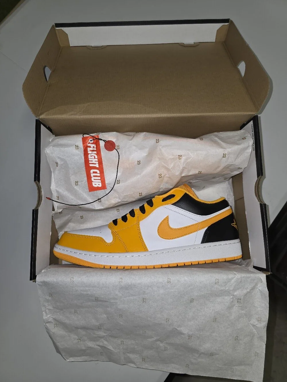 Jordan Air Jordan 1 Low 'Taxi White' Sz 12